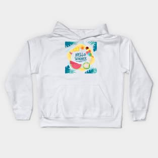 Hello Summer Kids Hoodie